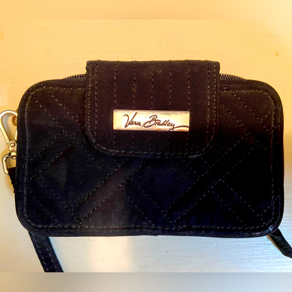 Black Vera Bradley Wristlet